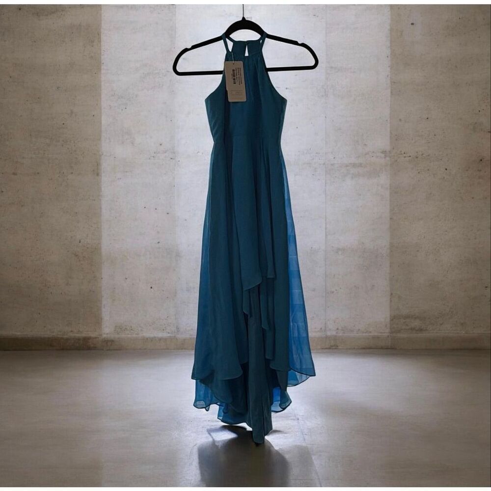 JJs House wedding & special occasion blue dress NWT